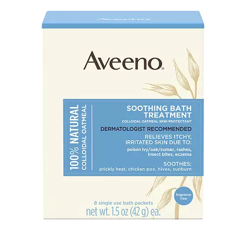 Aveeno 100% Natural Colloidal Oatmeal Soothing Bath Treatment