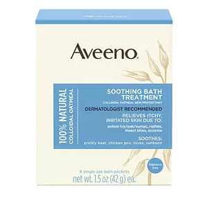 Aveeno 100% Natural Colloidal Oatmeal Soothing Bath Treatment