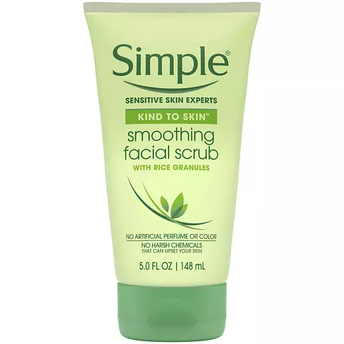Simple Skincare Smoothing Facial Scrub
