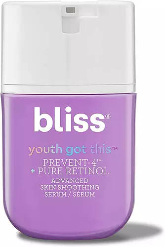 Bliss Youth Got This Prevent-4 + Pure Retinol Advanced Skin Smoothing Serum