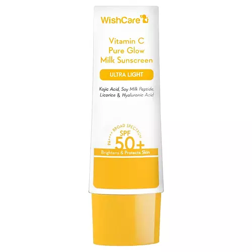 Wishcare 2% Vitamin C Pure Glow Milk Sunscreen SPF 50 PA++++