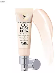 IT Cosmetics CC+ Nude Glow Lightweight Foundation SPF 40 Fair Beige
