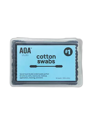 AOA Skin Spiral Tip Cotton Swabs