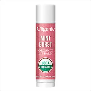 Cliganic Organic Lip Balm Mint Burst