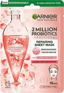 Garnier 2 Million Probiotic Fractions Repairing Face Sheet Mask