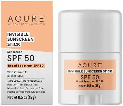 Acure Invisible Sunscreen Stick SPF 50 (Ingredients Explained)