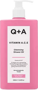 Q + A Vitamin A.C.E Cleansing Shower Oil