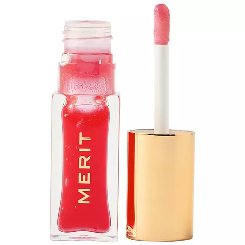 Merit Beauty Shade Slick Gelée Sheer Tinted Lip Oil Maraschino