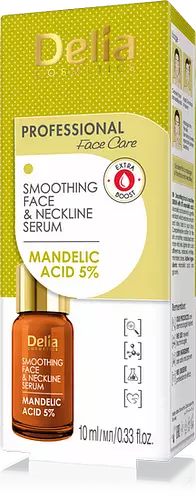 Delia Cosmetics Mandelic Acid 5% Smoothing Face And Neckline Serum