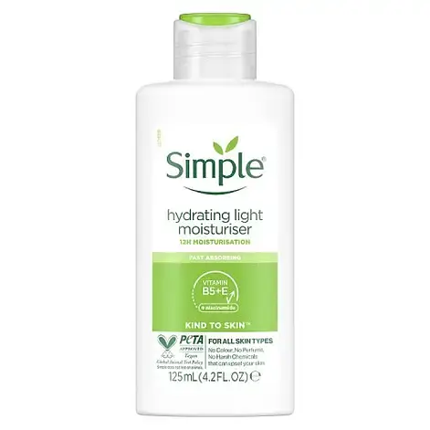 Simple Skincare Kind to Skin Hydrating Light Moisturiser