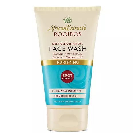 African Extracts Rooibos Skin Care Purifying Deep Cleansing Gel Face Wash