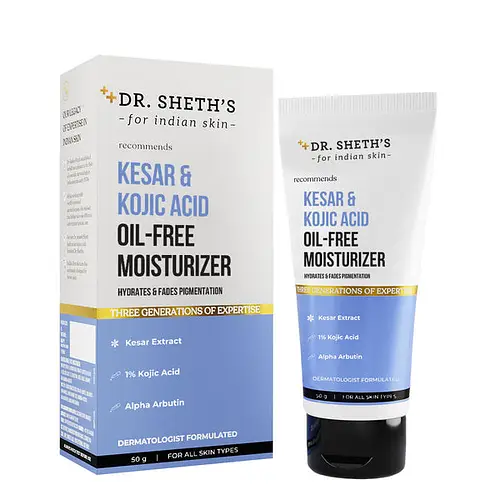 Dr. Sheth's Oil-Free Moisturizer Kesar & Kojic Acid
