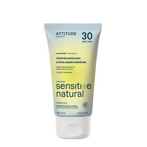 ATTITUDE Kids Mineral Sunscreen For Sensitive Skin SPF 30