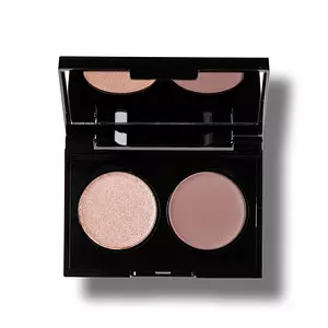 KORRES Volcanic Minerals Velvet Dual Eyeshadow Pink Rose 18