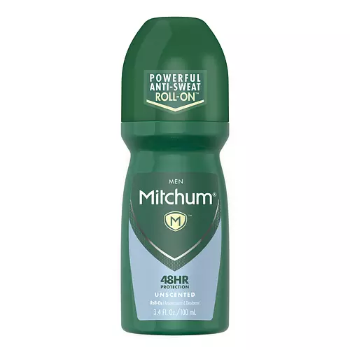 Mitchum Men's Roll On Unscented Deodorant
