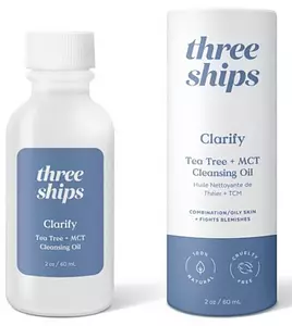 Three Ships Beauty Clarify Tea Tree + MCT Cleansing Oil
