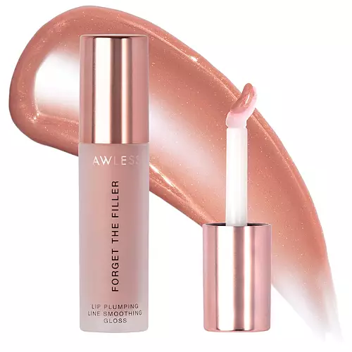 Lawless Forget The Filler Lip Plumping Line Smoothing Gloss Nudie