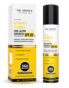 Dr. Sheth's Ceramide & Vitamin C Long Lasting Sunscreen SPF 50