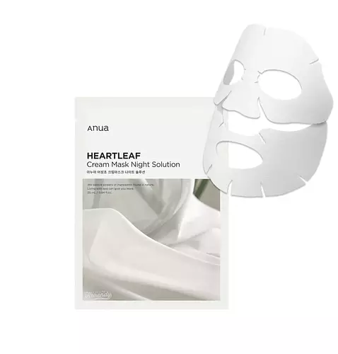 Anua Heartleaf Cream Sheet Mask Night Solution