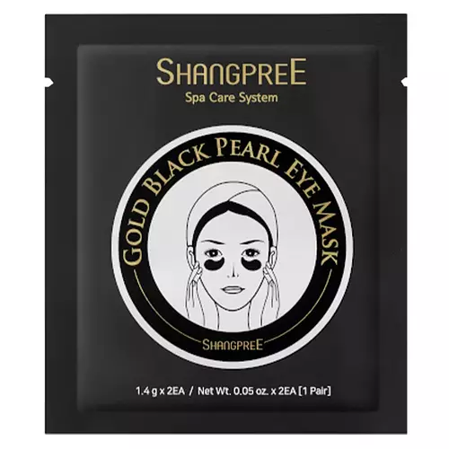 Shangpree Gold Black Pearl Eye Mask