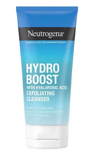 Neutrogena Hydro Boost Daily Gel Cream Exfoliating Cleanser With Hyaluronic Acid