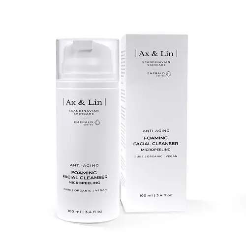 Ax & Lin Anti-Aging Foaming Facial Cleanser Micropeeling