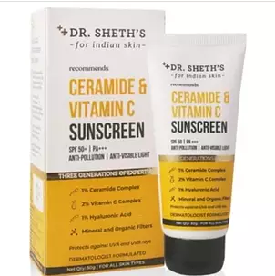 Dr. Sheth's Ceramide And Vitamin C Sunscreen SPF 50 PA+++