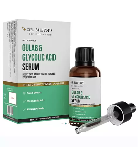 Dr. Sheth's Gulab and glycolic acid serum