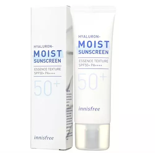 innisfree Hyaluron-Moist Sunscreen Essence Texture SPF50+ PA++++