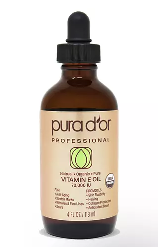 Pura D'or 70,000 IU Certified Organic Vitamin E Oil