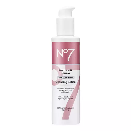 No7 Restore & Renew Dual Action Cleansing Lotion