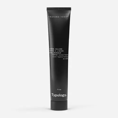 Typology SPF50 Sunscreen With Hyaluronic Acid