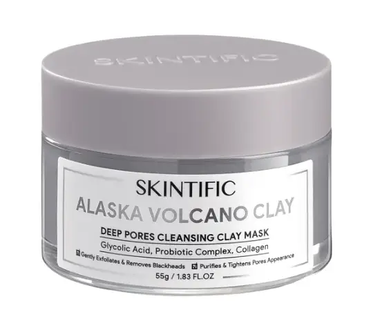 Skintific Alaska Volcano Deep Pores Cleansing Clay Mask