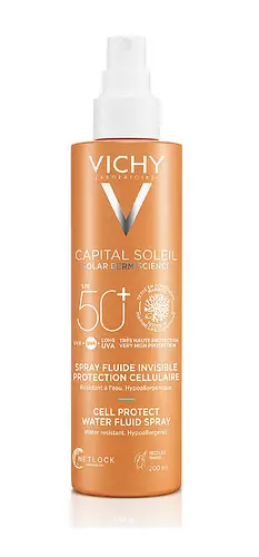 Vichy Capital Soleil Cell Protect Invisible UVA + UVB Sun Protection Spray SPF50+ 