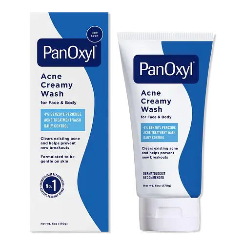 Panoxyl Acne Creamy Wash Benzoyl Peroxide 4% Daily Control