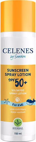 Celenes by Sweden Sunscreen Spray Lotion Kids SPF 50+