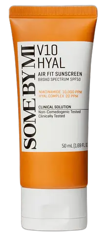 Some By Mi V10 Hyal Air Fit Sunscreen Broad Spectrum SPF 50