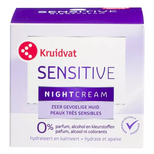 Kruidvat Sensitive Nachtcrème Voor De Zeer Gevoelige Huid (Night Cream for Very Sensitive Skin)