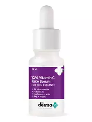 The Derma Co 10% Vitamin C Face Serum with 5% Niacinamide & Hyaluronic Acid