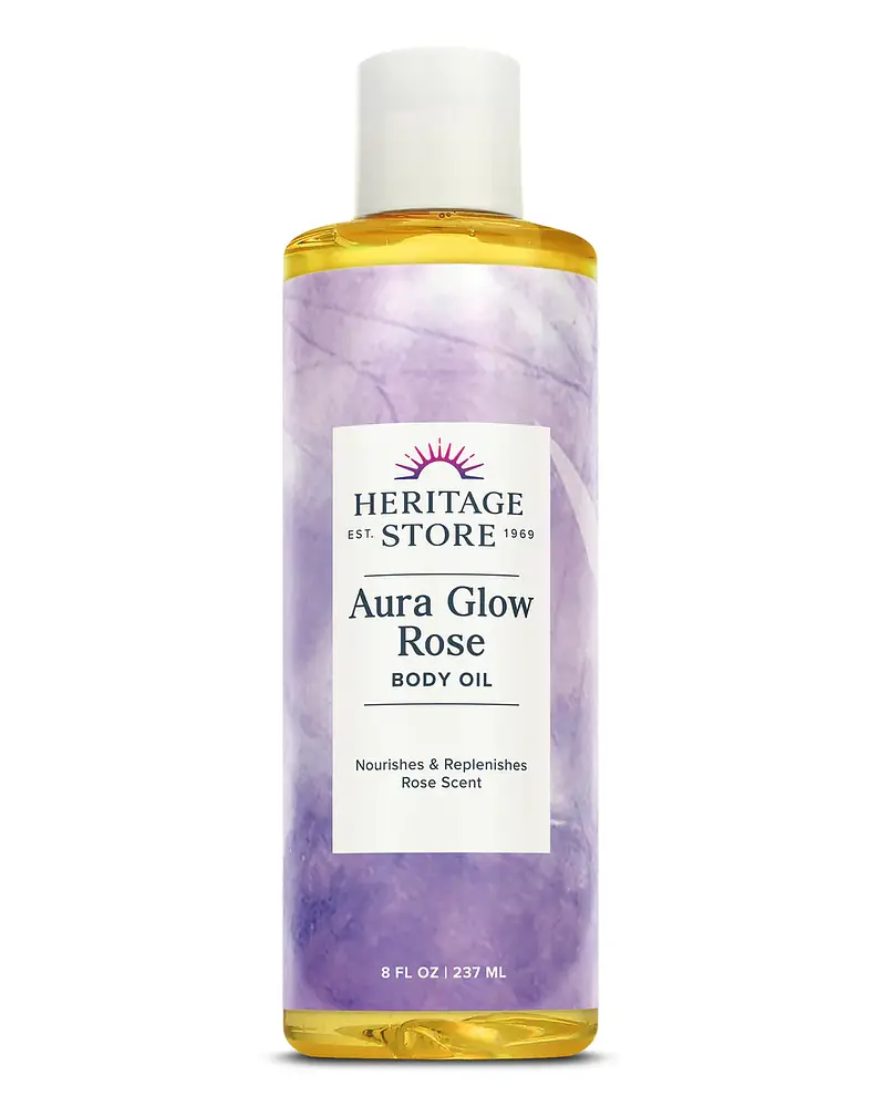 Heritage Store Aura Glow Rose Body Oil