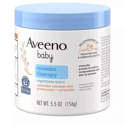 Aveeno Baby Eczema Therapy Nighttime Balm with Natural Oatmeal