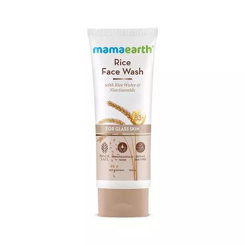 Mamaearth Rice Face Wash With Rice Water & Niacinamide