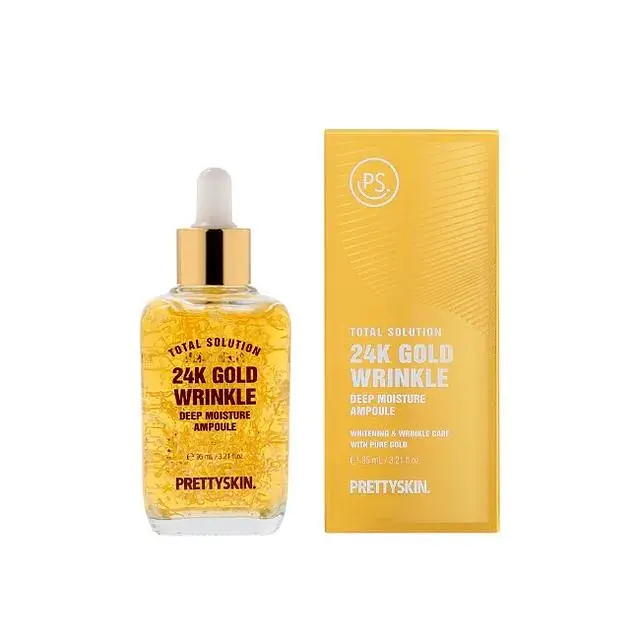 Pretty Skin Total Solution 24K Gold Wrinkle Deep Moisture Ampoule