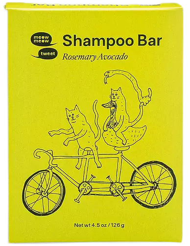Meow Meow Tweet Shampoo Bar Rosemary Avocado