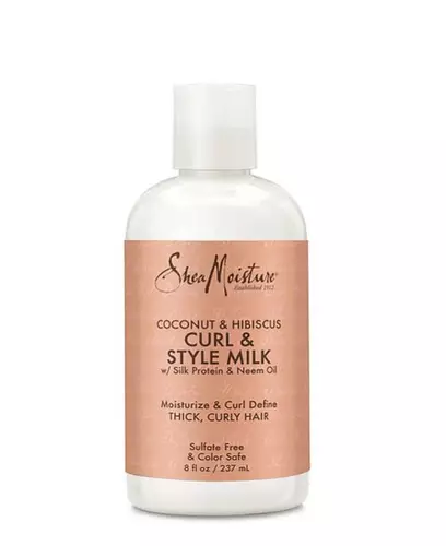 Shea Moisture Coconut & Hibiscus Curl & Style Milk For Thick Curly Hair