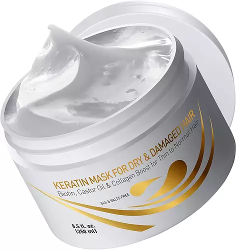 Vitamins Hair Cosmetics Keratin Hair Mask Deep Conditioner