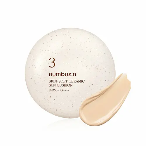 Numbuzin No. 3 Skin-Soft Ceramic Sun Cushion SPF 50+ PA++++