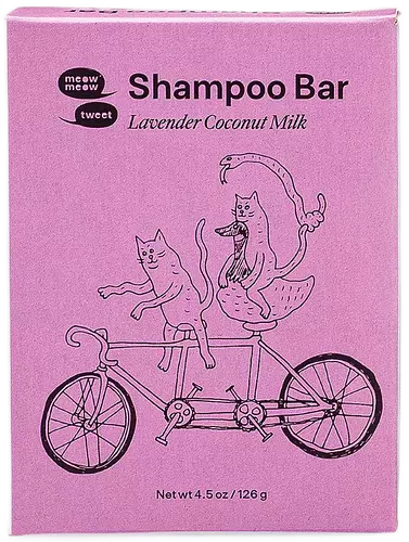 Meow Meow Tweet Shampoo Bar Lavender Coconut Milk