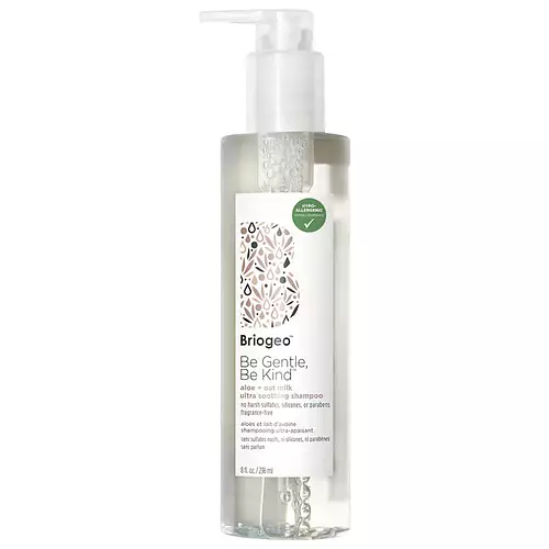 BrioGeo Be Gentle, Be Kind Aloe + Oat Milk Ultra Soothing Fragrance-free Hypoallergenic Shampoo