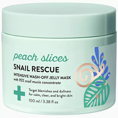 Peach Slices Snail Rescue Intensive Wash-Off Mask